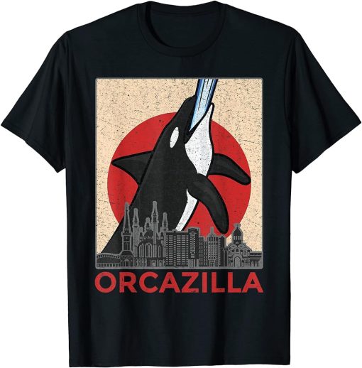 Orcazilla - Funny Killer Whale Orca T-Shirt